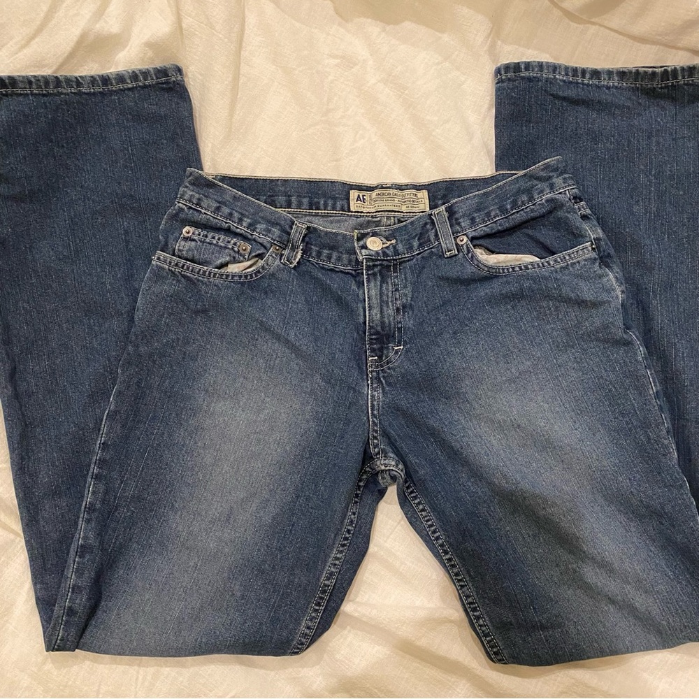 2000s American eagle flared jeans